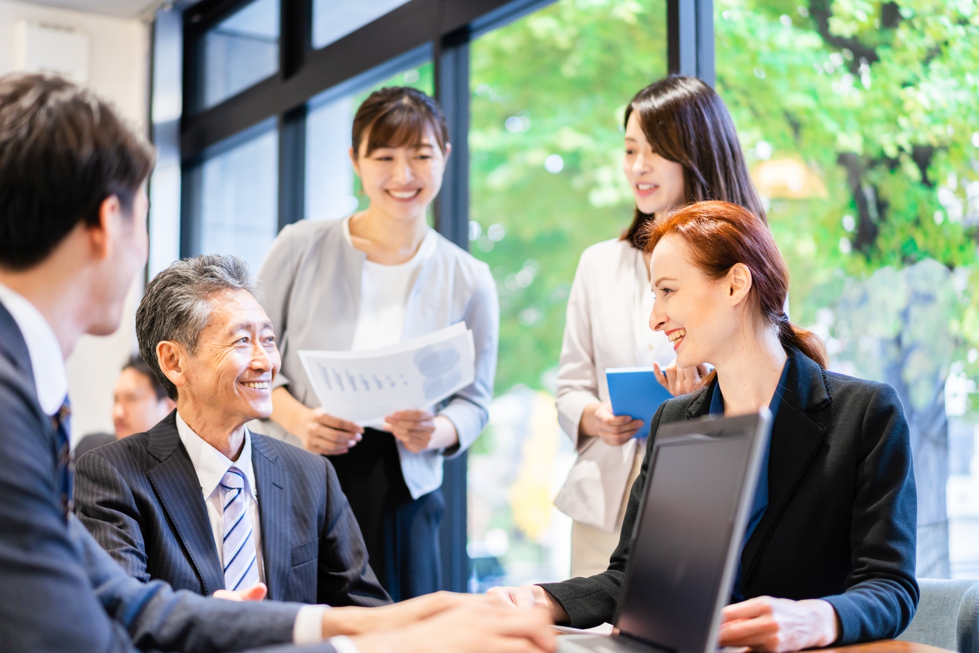 Japanese and foreigners doing Business in Japan