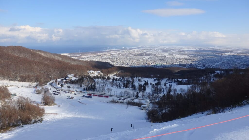 Sapporo Teine-ku famous ski resort