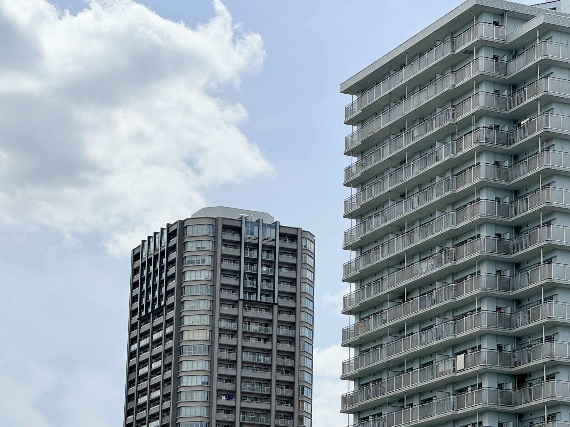 Tower apartment building