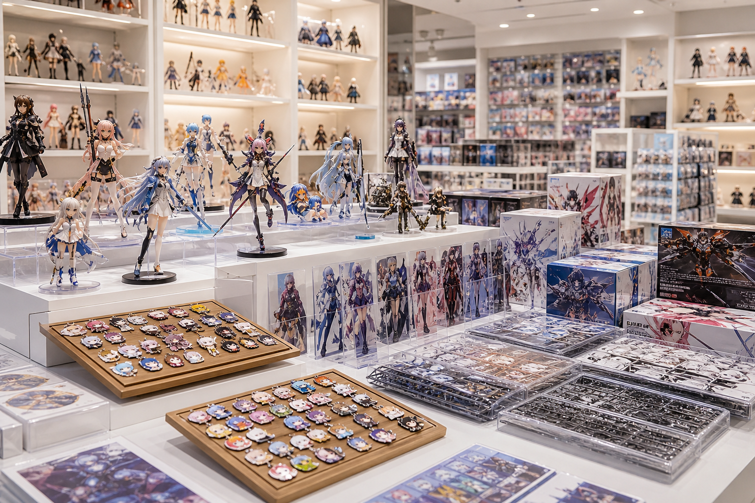 Selection of Japanese anime goods for bulk sourcing