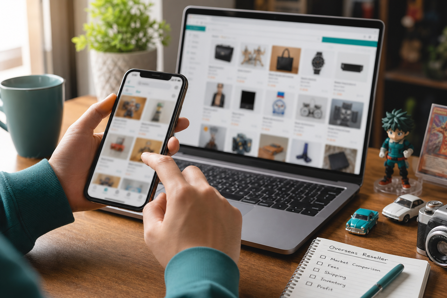 Overseas reseller searching Japanese marketplace listings