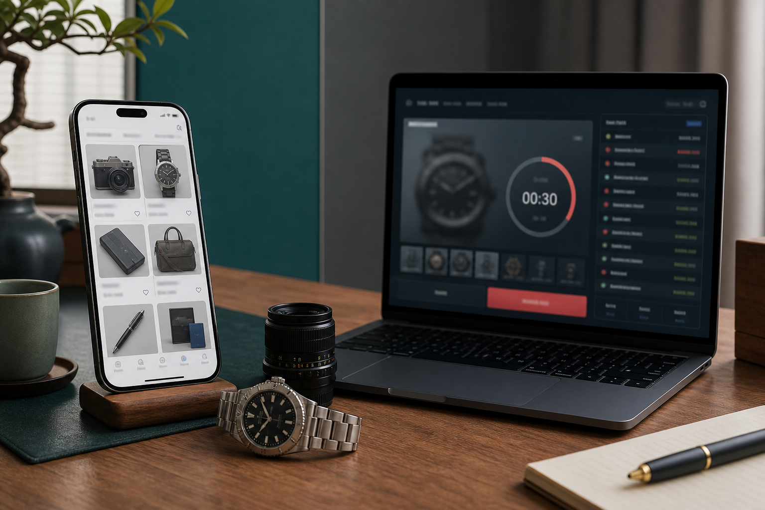 Comparison of fixed-price marketplace and online auction buying