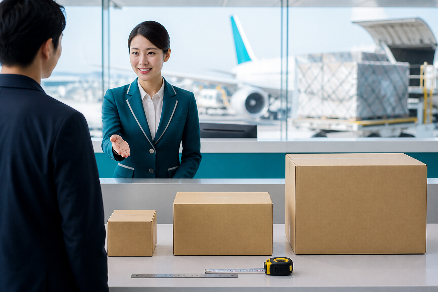 International shipping options and parcel sizes from Japan
