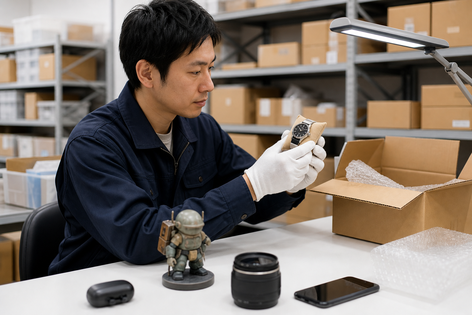 Japan warehouse inspection of pre-owned marketplace items